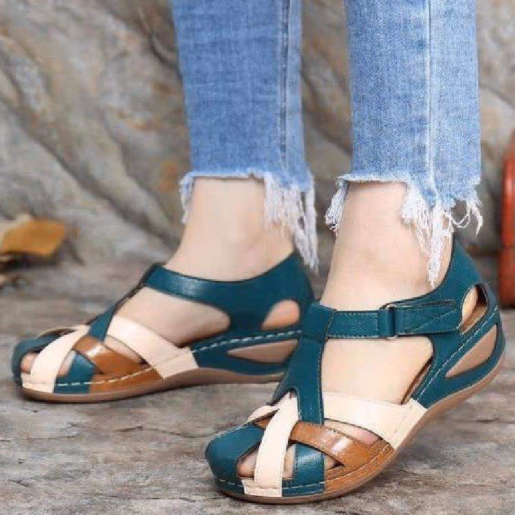 Round ladies leisure comfortable outdoor slippers